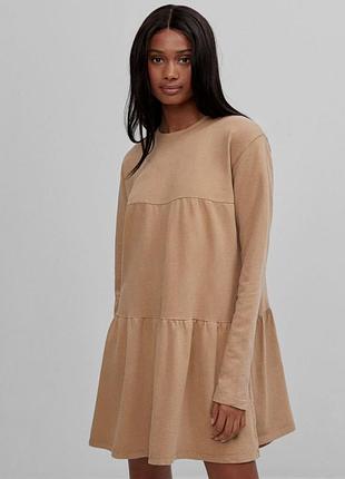 Котонове вільне плаття bershka