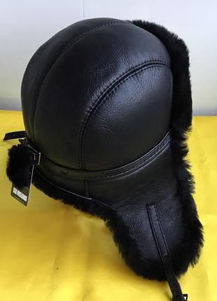 Шапка ушанка мужская женская из овчины