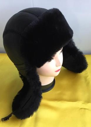 Шапка ушанка мужская женская из овчины