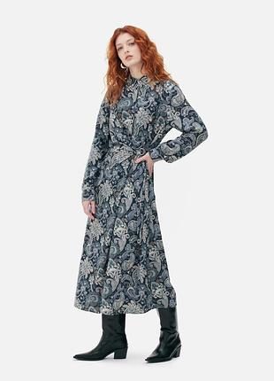 Меди платье primark с принтом пейсли и прядкой