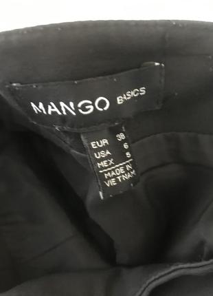 Базовая чёрная юбка mango3 фото