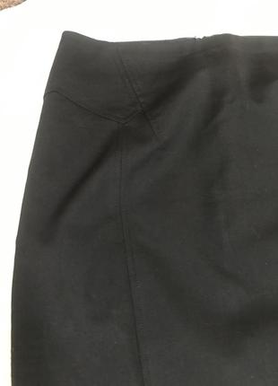 Базовая чёрная юбка mango2 фото