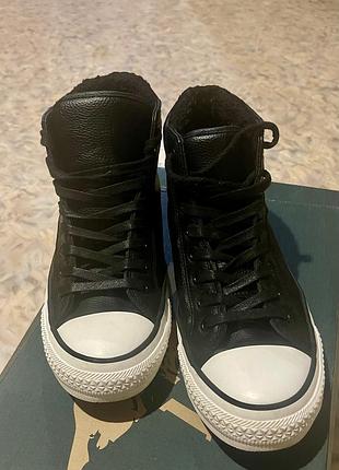 Утепленные высокие кеды