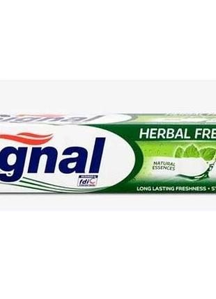 Зубна паста herbal fresh 75мл тм signal