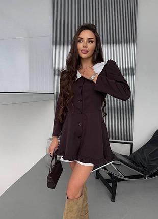 Стильна жіноча сукня з шортиками