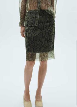 Костюм mango оливковий