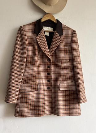 Вовняний теплий піджак преміального бренду