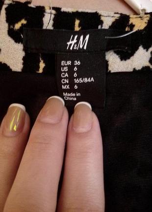 Модное платье миди принт от h&m8 фото