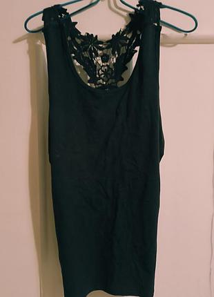 Майка з мереживом на спинці актуально