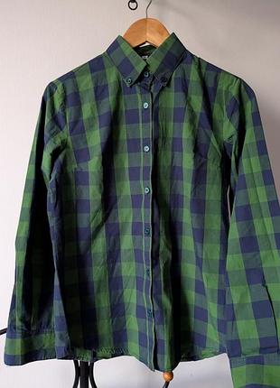 Жіноча рубашка в клітинку розмір 8 xs-s