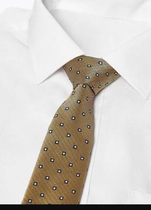 Краватка натураль нюдовый жаккард collezione тканий шовковий10 фото