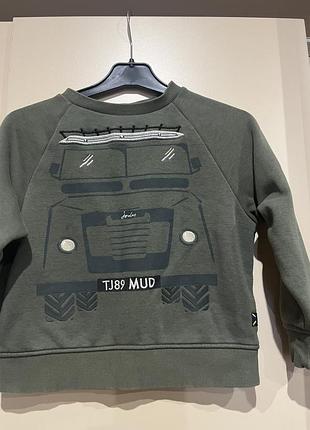 Світшот дитячий, утеплений , на 3-4 роки , хакі