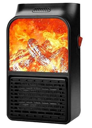 Портативный мини обогреватель с пультом flame heater 2 w-012