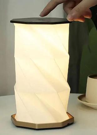 Настольный светильник ночник, от usb, rotating lamp