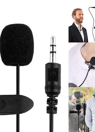 Мікрофон для телефону на кліпсі, lavalier jh-043 aux