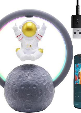 Настольный rgb ночник с bluetooth колонкой "астронавт", от usb, y-598