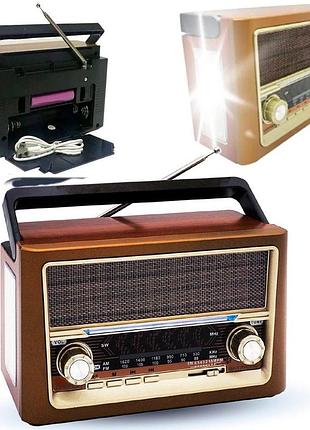 Портативное fm-радио с usb, bluetooth, everton rt-324, темно-коричневый