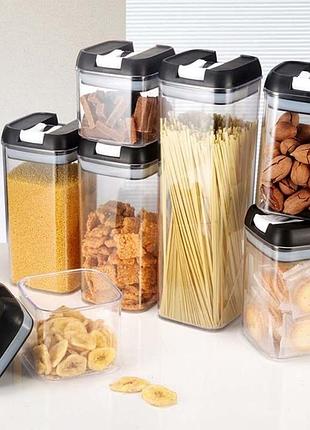 Набір контейнерів 7шт для зберігання сипучих food storage container