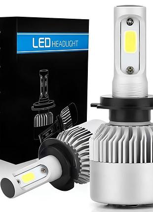 Автомобильные лампы led (2шт) 25вт, 6500k, 12-24v, s2 h11