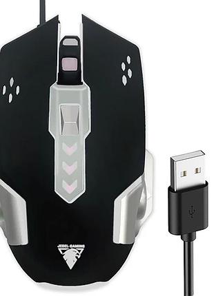 Проводная игровая мышь с подсветкой, от usb, 3600 dpi, jedel gm880