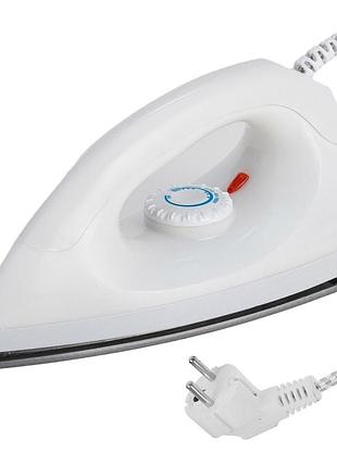 Утюг с тефлоновым покрытием, 1000вт, royal deluxe dry iron 2003a
