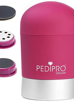 Апарат для педикюру, з 2 насадками, від батарейок, pedi pro deluxe
