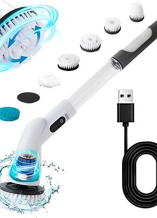 Электрическая щетка для уборки 50см + 8 насадок, от usb