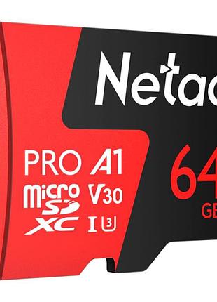 Карта памяти на 64g microsdxc netac