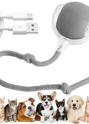 Інтерактивний м'ячик для кішок 7см, з usb