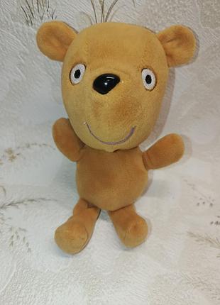 Мягкая игрушка медвежонок тедди свинки пеппы ty свинка пеппа peppa pig