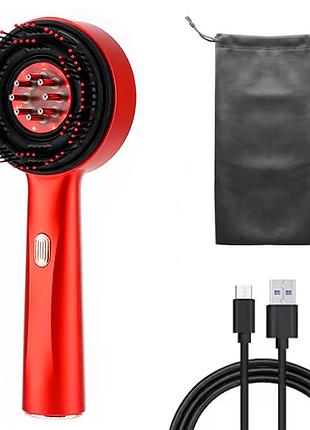 Массажная щетка для головы (3 режима), от usb, massage and nourish