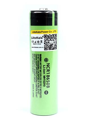 Батарейка аккумуляторная 18650, 3400mah, li-ion, liitokala usb-34b