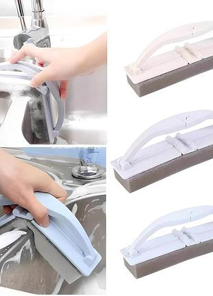 Складная чистящая губка с ручкой washer and534, цвет рандом