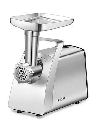 Электрическая мясорубка, 2400вт с насадками, sk-6001