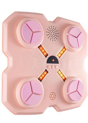 Музична боксерська груша (29,5 х27, 5х4, 5см) з usb, ts-5526, рожевий