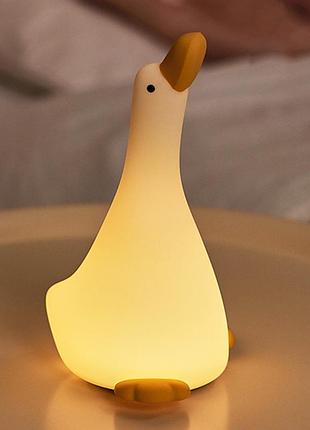 Силиконовый ночник "гусак", 29х15см, с usb