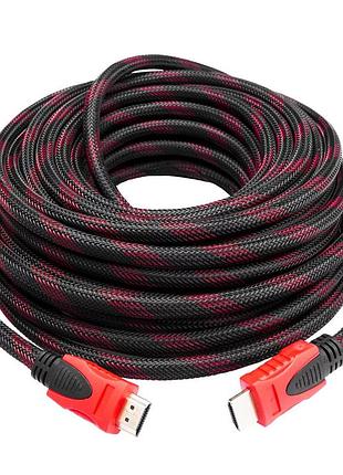 Кабель hdmi-hdmi 30м, с усиленной обмоткой и фильтрами