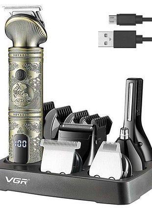 Машинка для стрижки с usb 6в1, vgr v-106