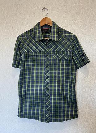 Чоловіча сорочка зелена мамут mammut