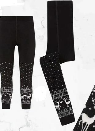 Лосины махровые 1-3 лет 86-92 см bross. турция