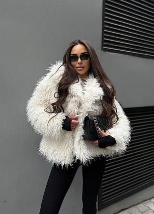 Шуба  жіноча з еко хутра