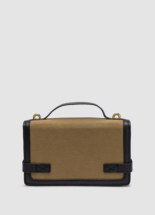 Сумка balmain b-buzz 24 black/khaki 3