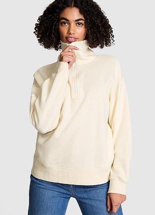 Флисовая толстовка с молнией на половину ivy fleece. pink. victoria’s secret. оригинал 🇺🇸