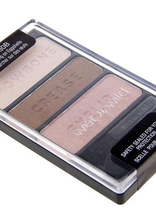 Триколірні тіні wet n wild coloricon eye shadow trio e380b walking on eggshells