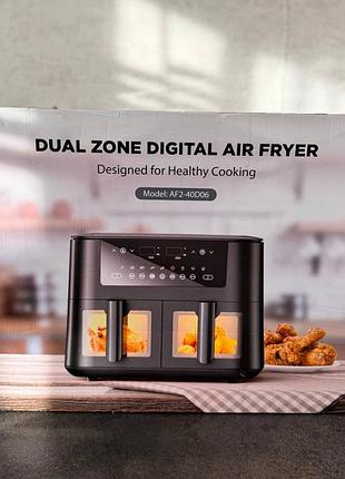 Аэрогриль dual zone digital air fryer (модель af2-40d06