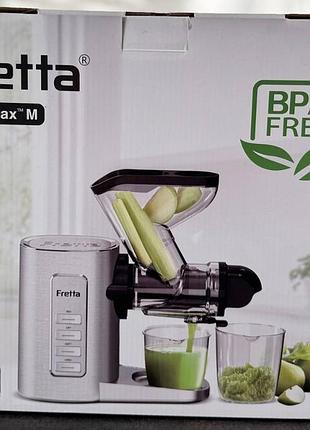Соко вичавлювача шнекова соковичавниця fretta edge maxtm m (cold press)