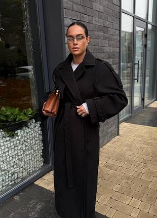 Ідеальне пальто на запах з 100% вовни