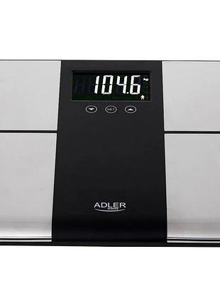 Весы напольные электронные аналитические adler ad 8165, до 225 кг ir-28