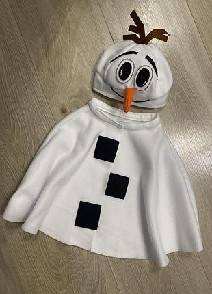 Костюм сніговика олафа 98 104 110
