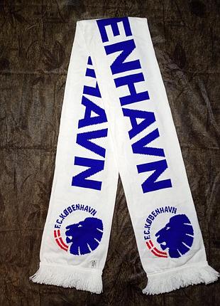 Шарф oeko-tex профессионального футбольного клуба
копенгаген (данные), официационный.двухсторонний,150/17 см